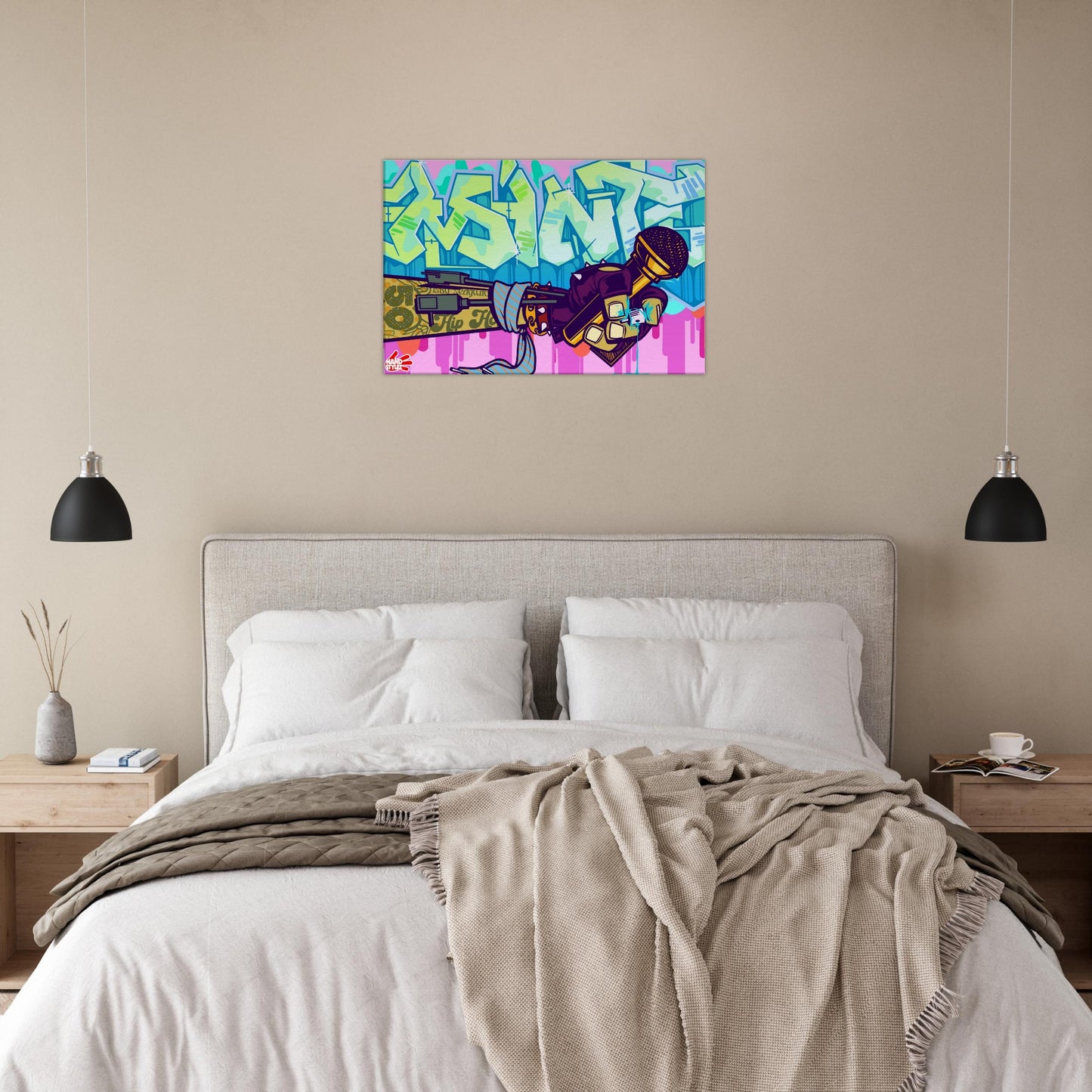 Handstylez 50th anniversary design Canvas