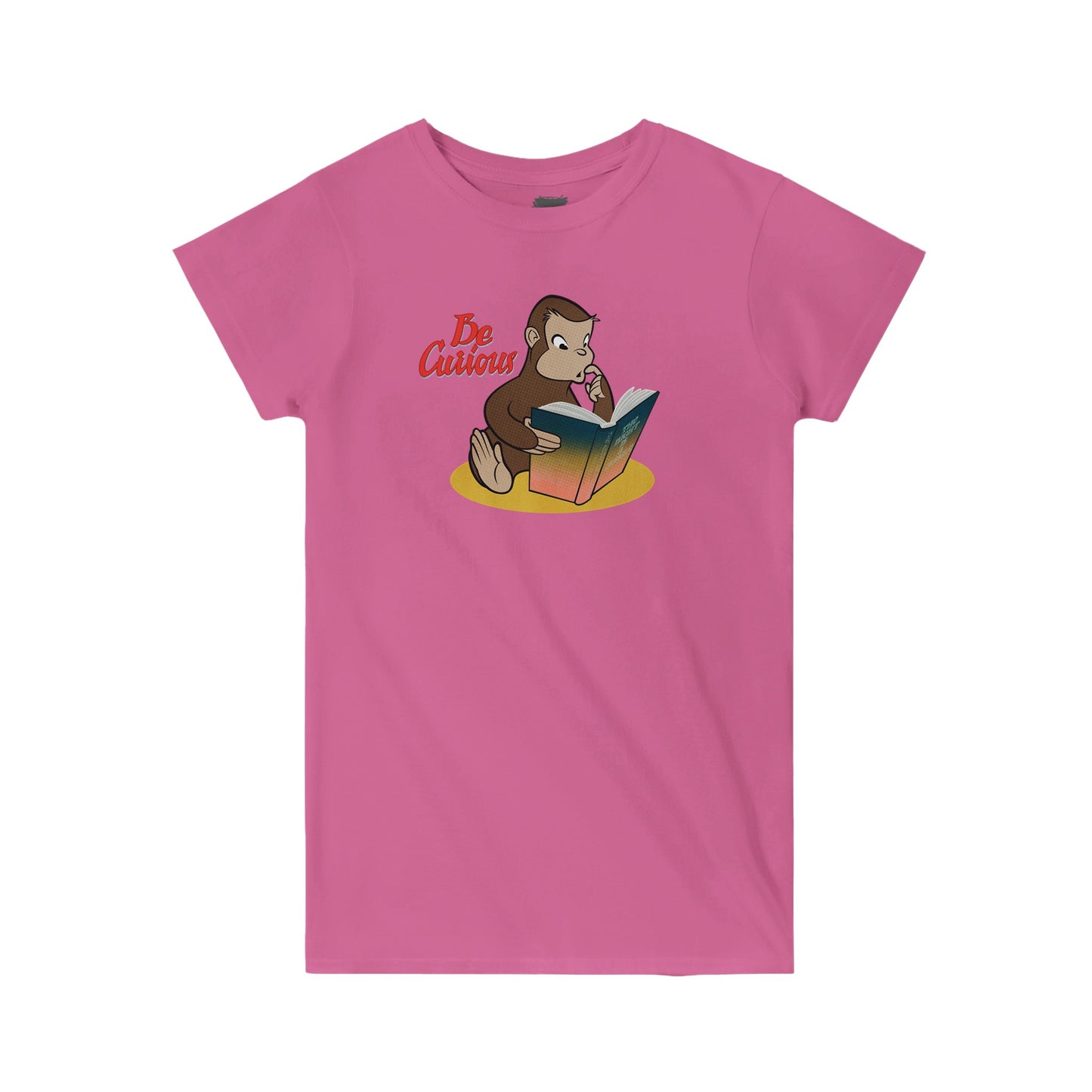 Be Curios Classic Womens Crewneck T-shirt