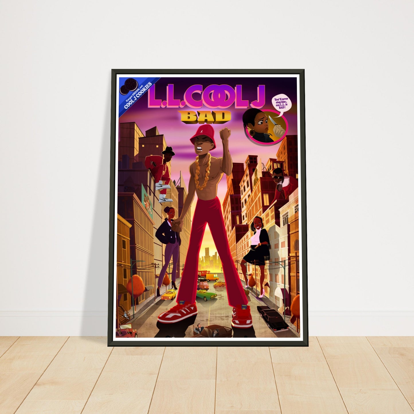 BAD- Premium Matte Paper Metal Framed Poster