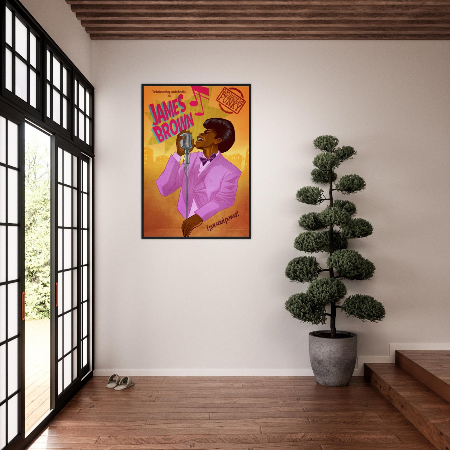 Premium Matte Paper Wooden Framed Poster