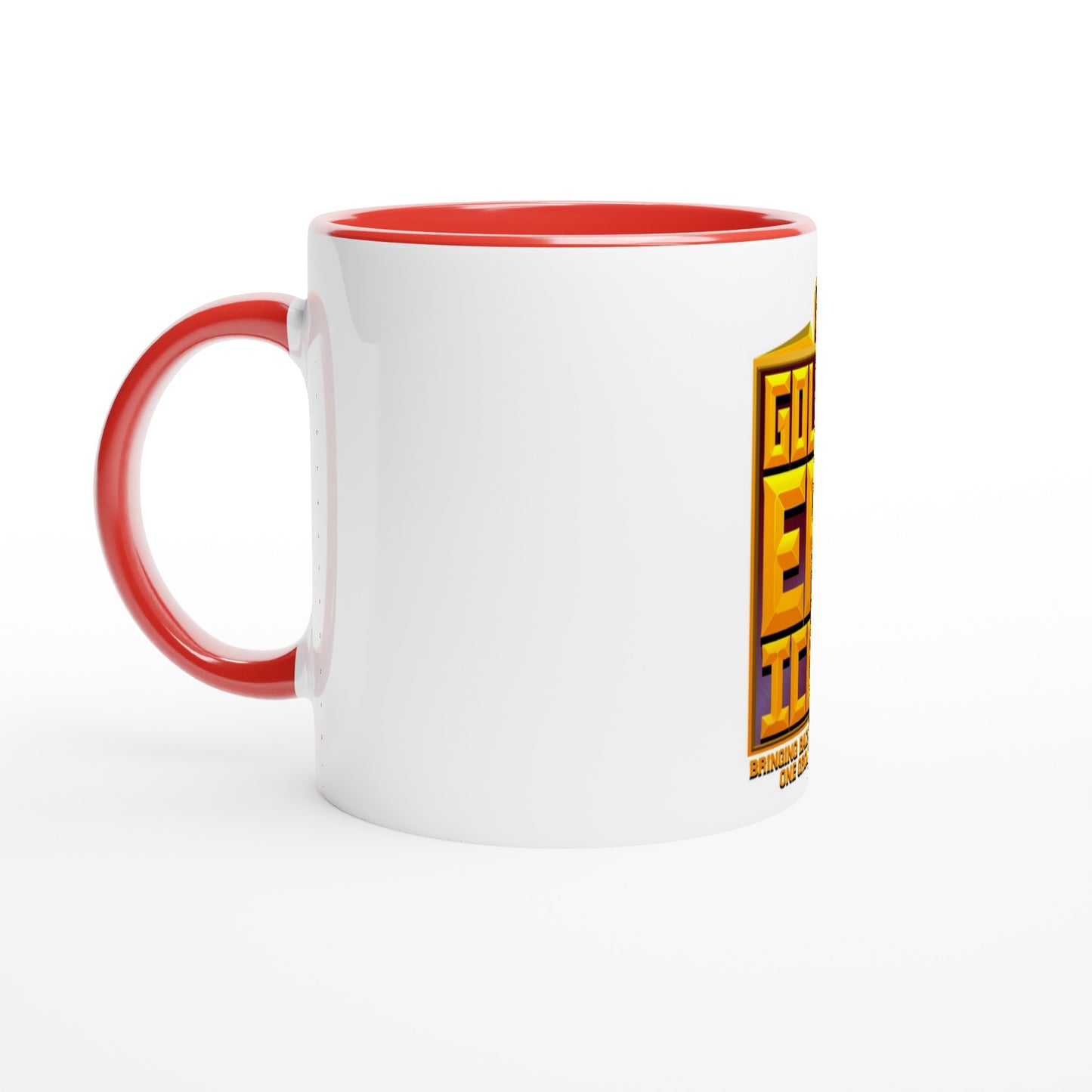 Golden Era Icons White 11oz Ceramic Mug with Color Inside