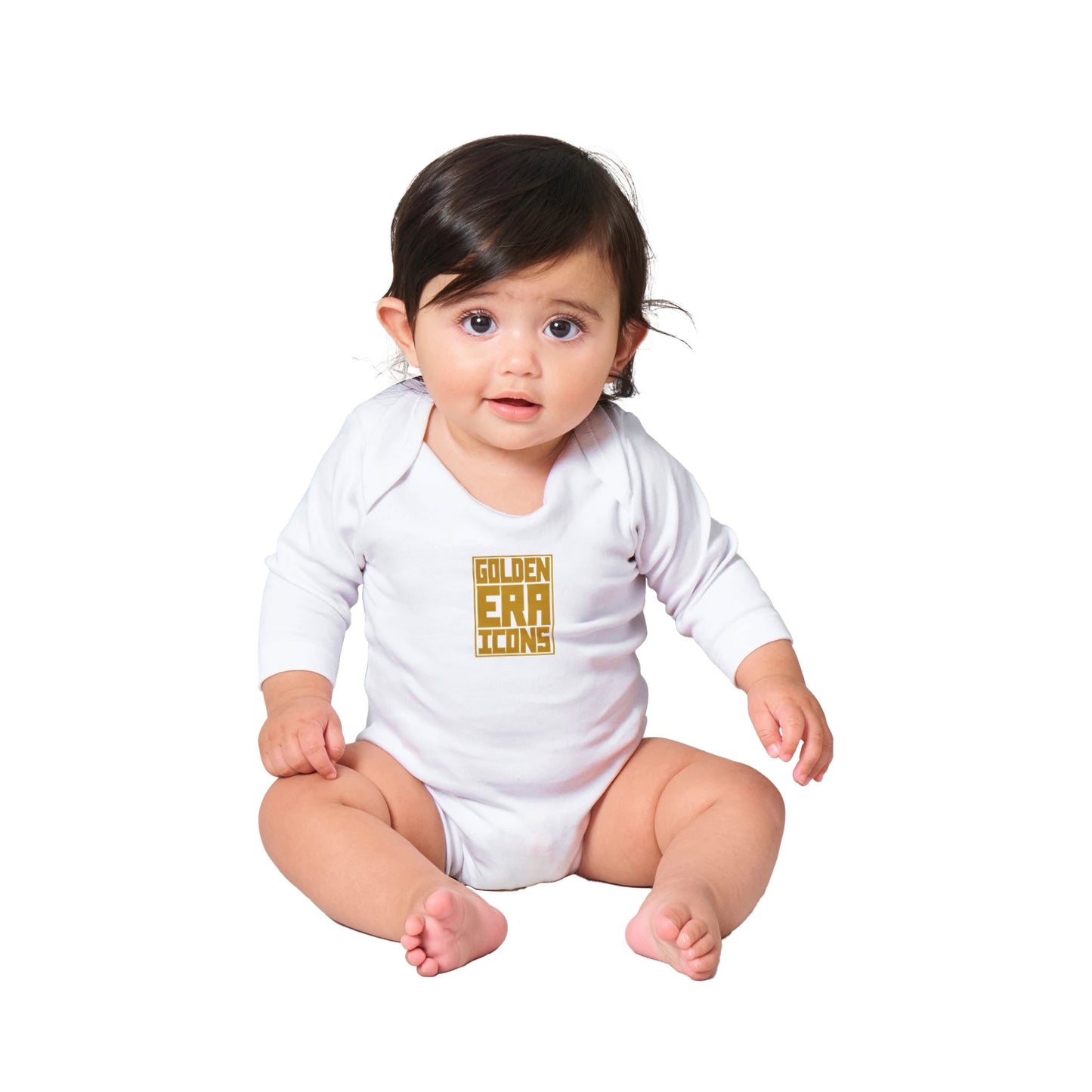 Golden Era Icons Classic Baby Long Sleeve Bodysuit
