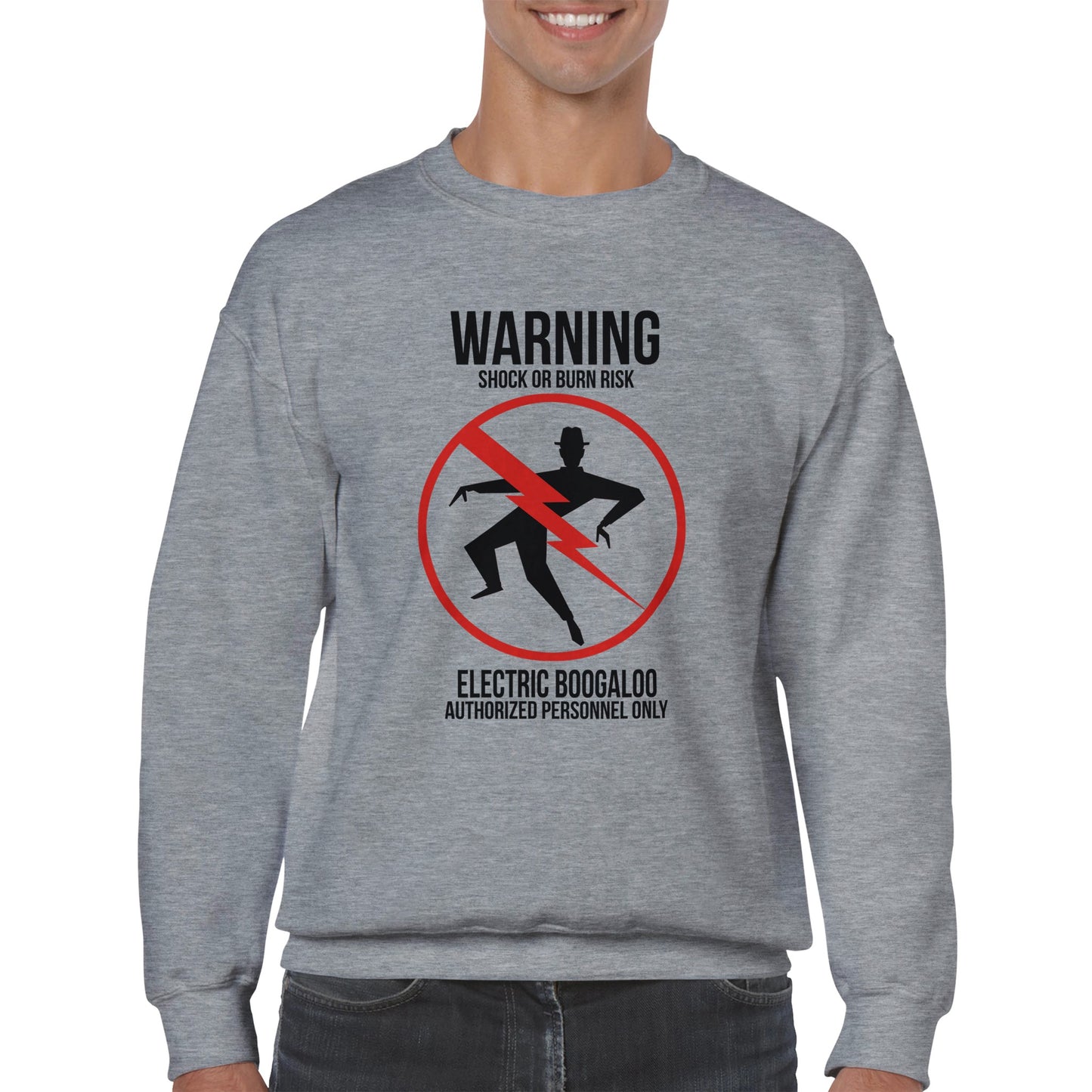 Shock Hazard Classic Unisex Crewneck Sweatshirt