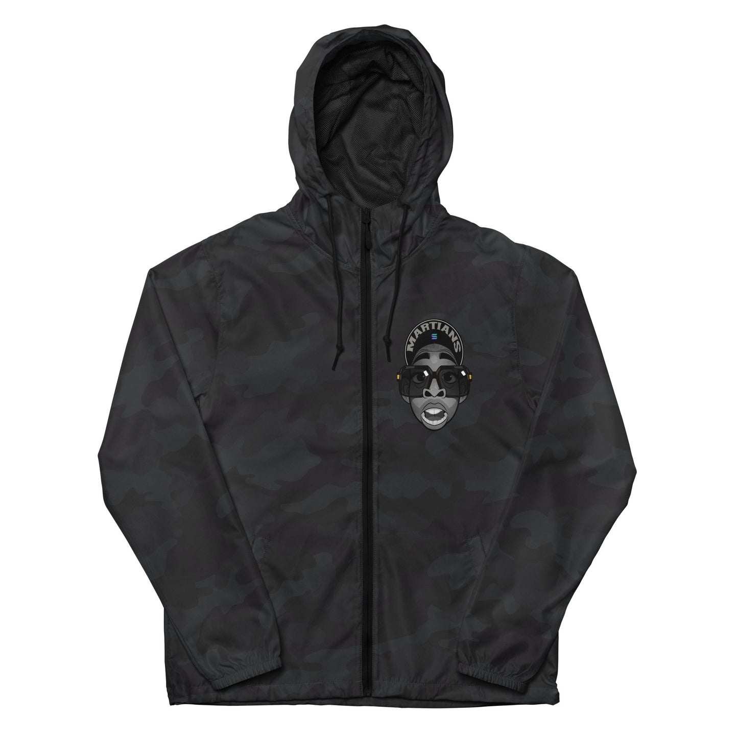 MARTIANS Unisex lightweight zip up windbreaker