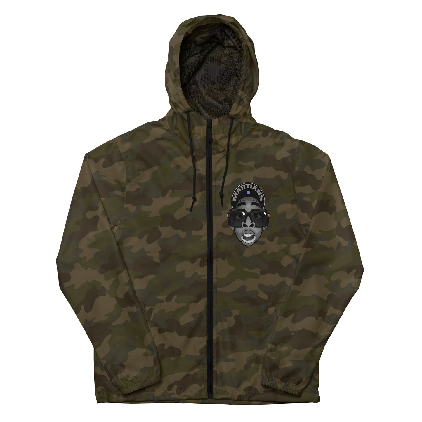 MARTIANS Unisex lightweight zip up windbreaker