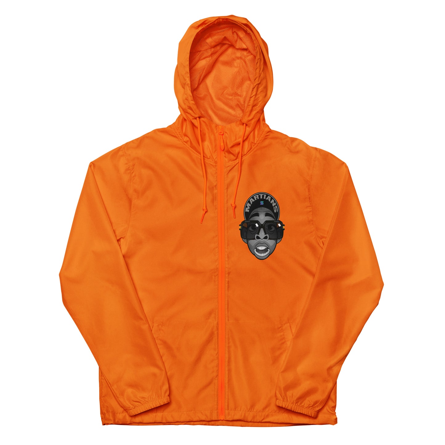 MARTIANS Unisex lightweight zip up windbreaker