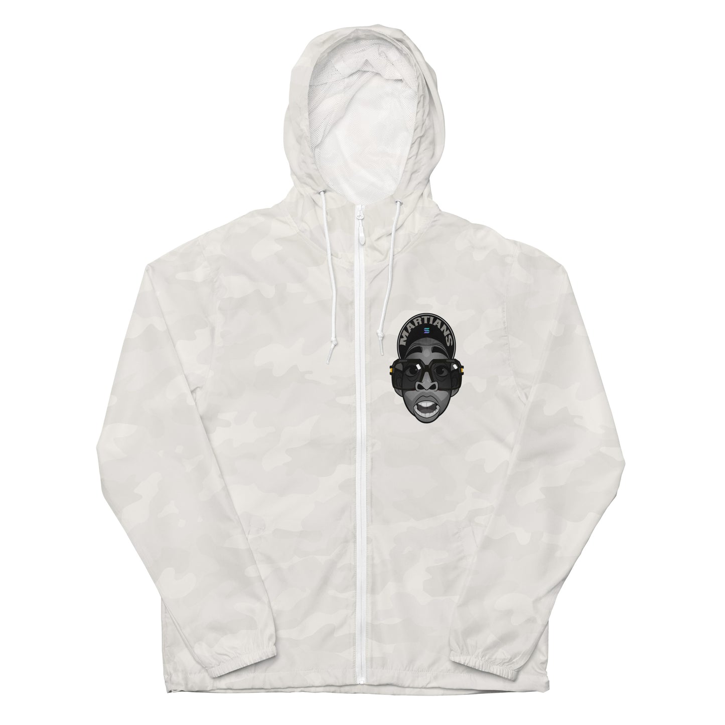 MARTIANS Unisex lightweight zip up windbreaker