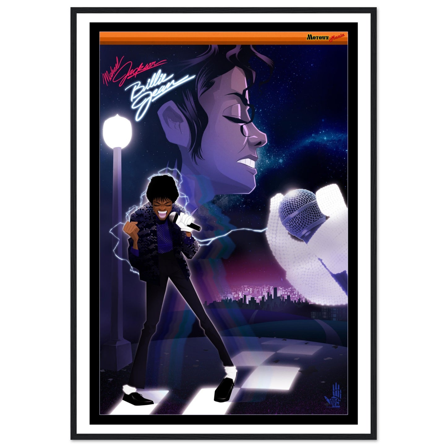 Billie Jean Premium Matte Paper Wooden Framed Poster