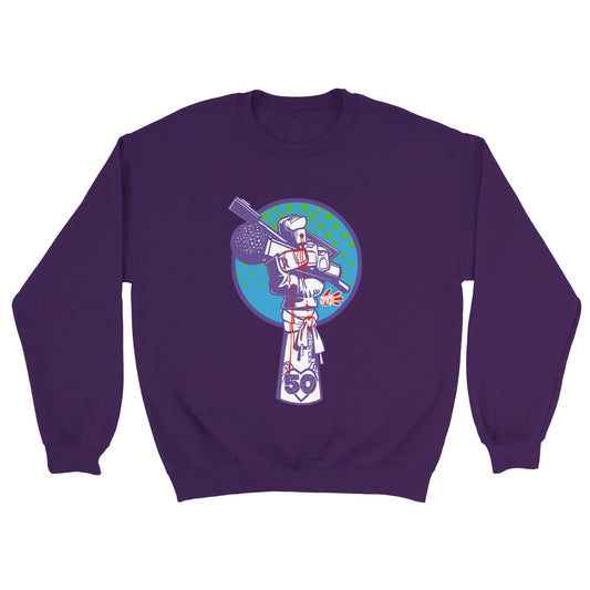 Handstylez HH 50Th Violet- Classic Unisex Crewneck Sweatshirt