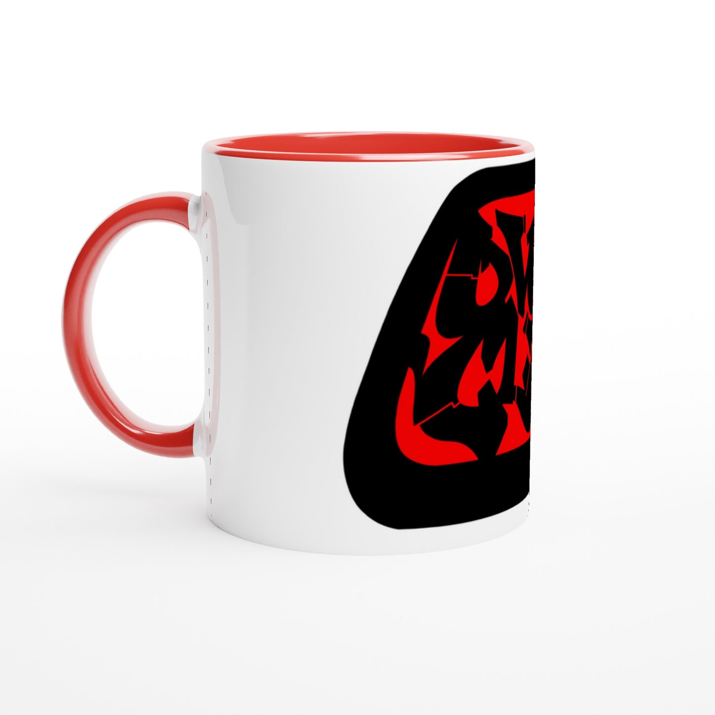 OVOID CLAN White 11oz Ceramic Mug with Color Inside