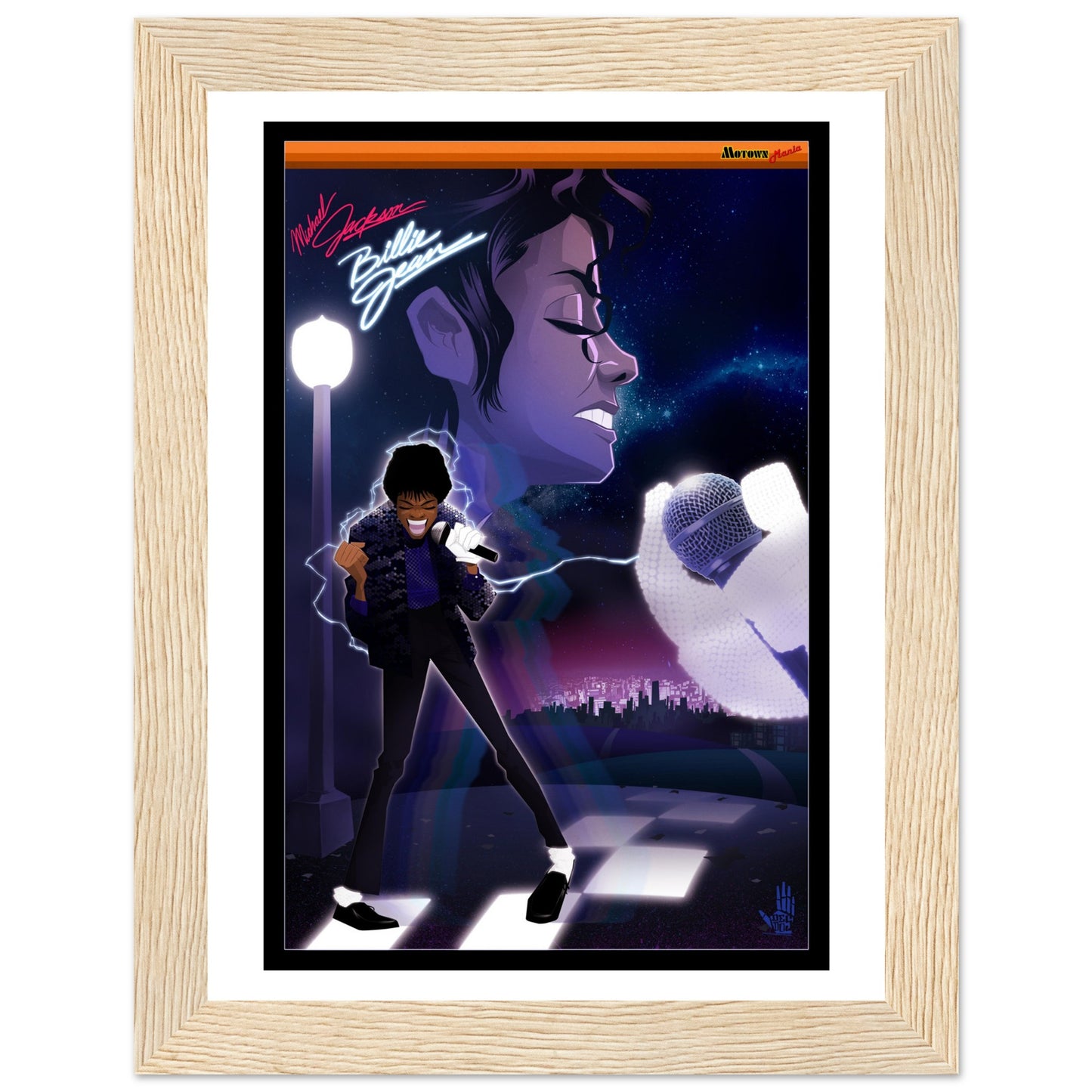 Billie Jean Premium Matte Paper Wooden Framed Poster