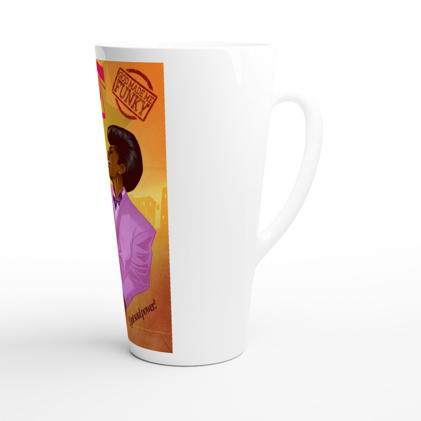 White Latte 17oz Ceramic Mug