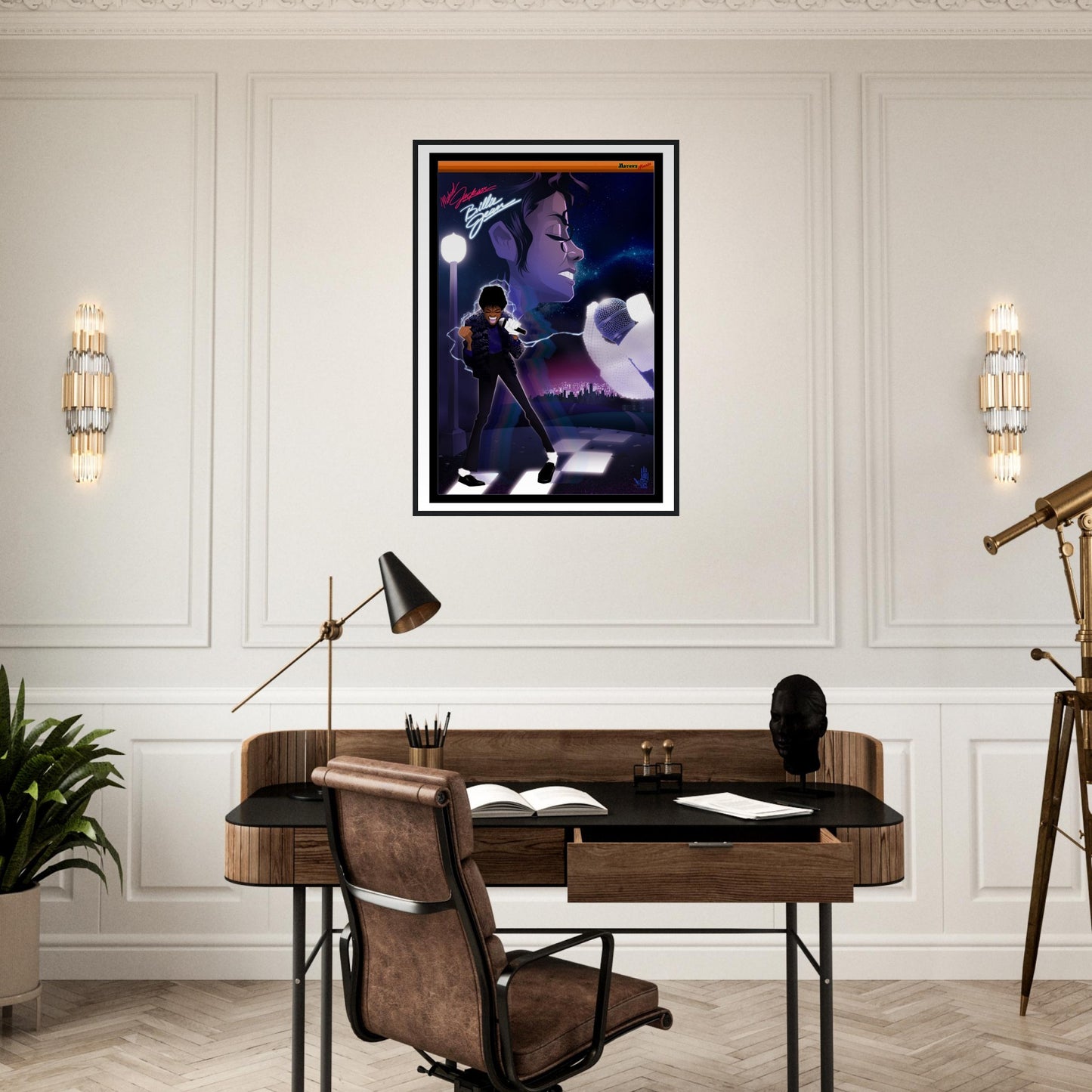 Billie Jean Premium Matte Paper Wooden Framed Poster