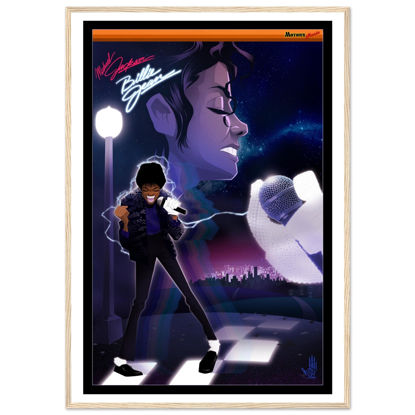 Billie Jean Premium Matte Paper Wooden Framed Poster