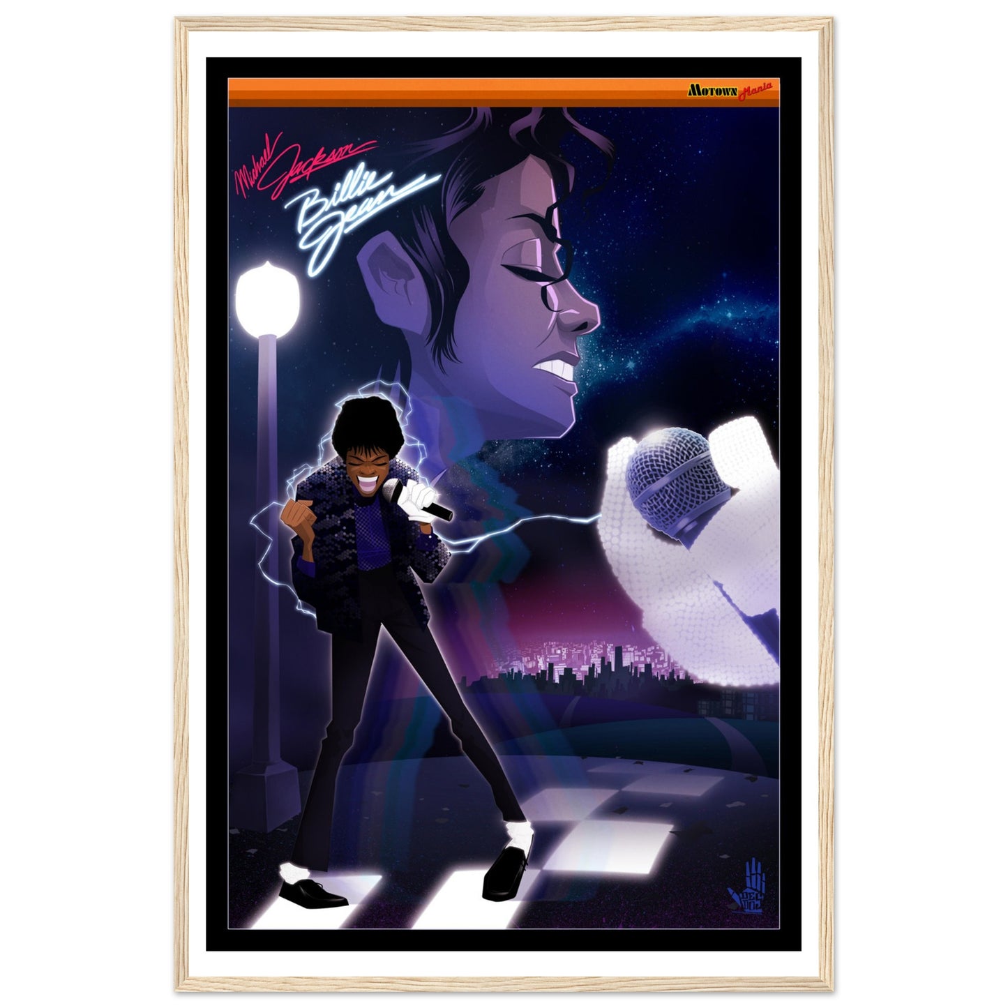 Billie Jean Premium Matte Paper Wooden Framed Poster