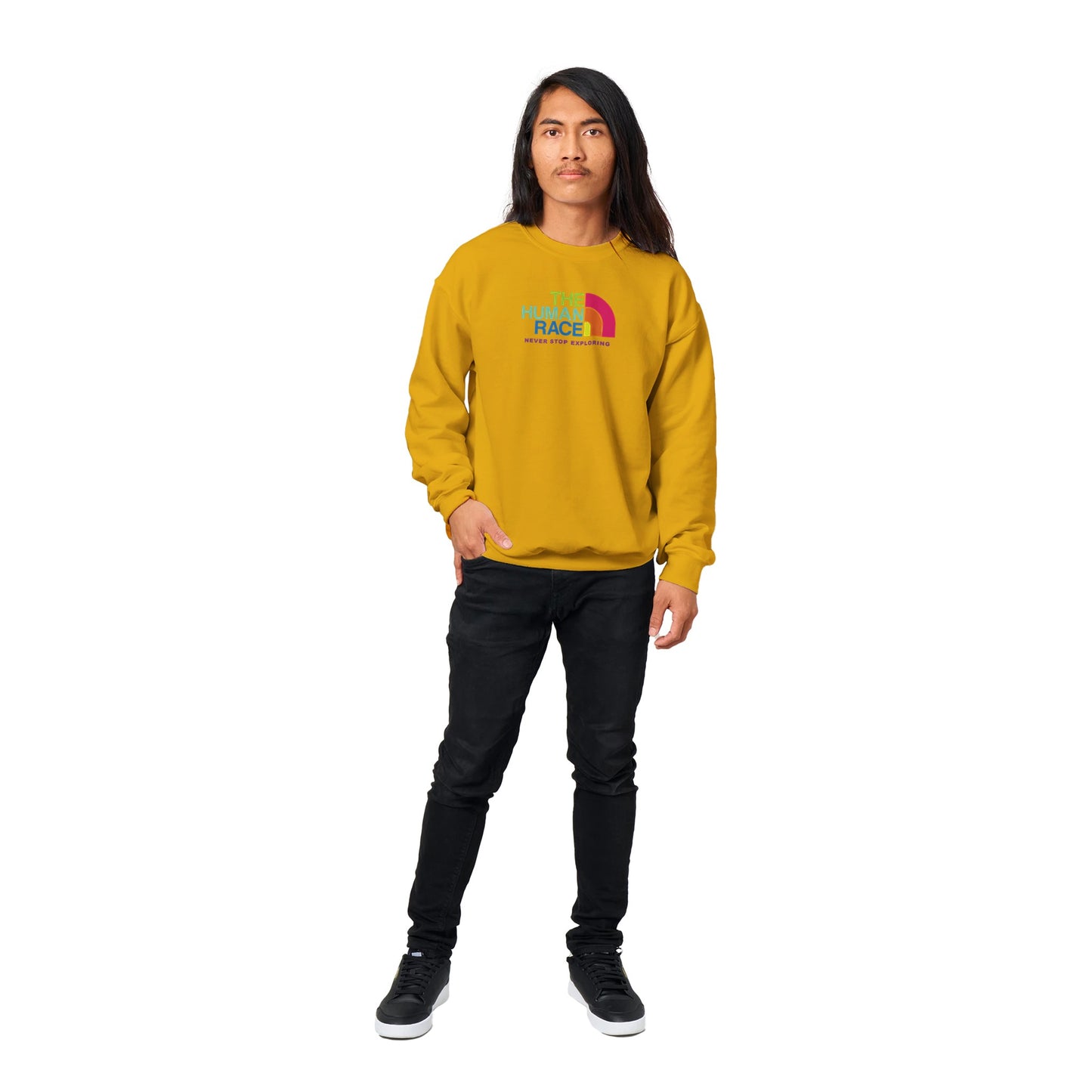 The Human Race Classic Unisex Crewneck Sweatshirt