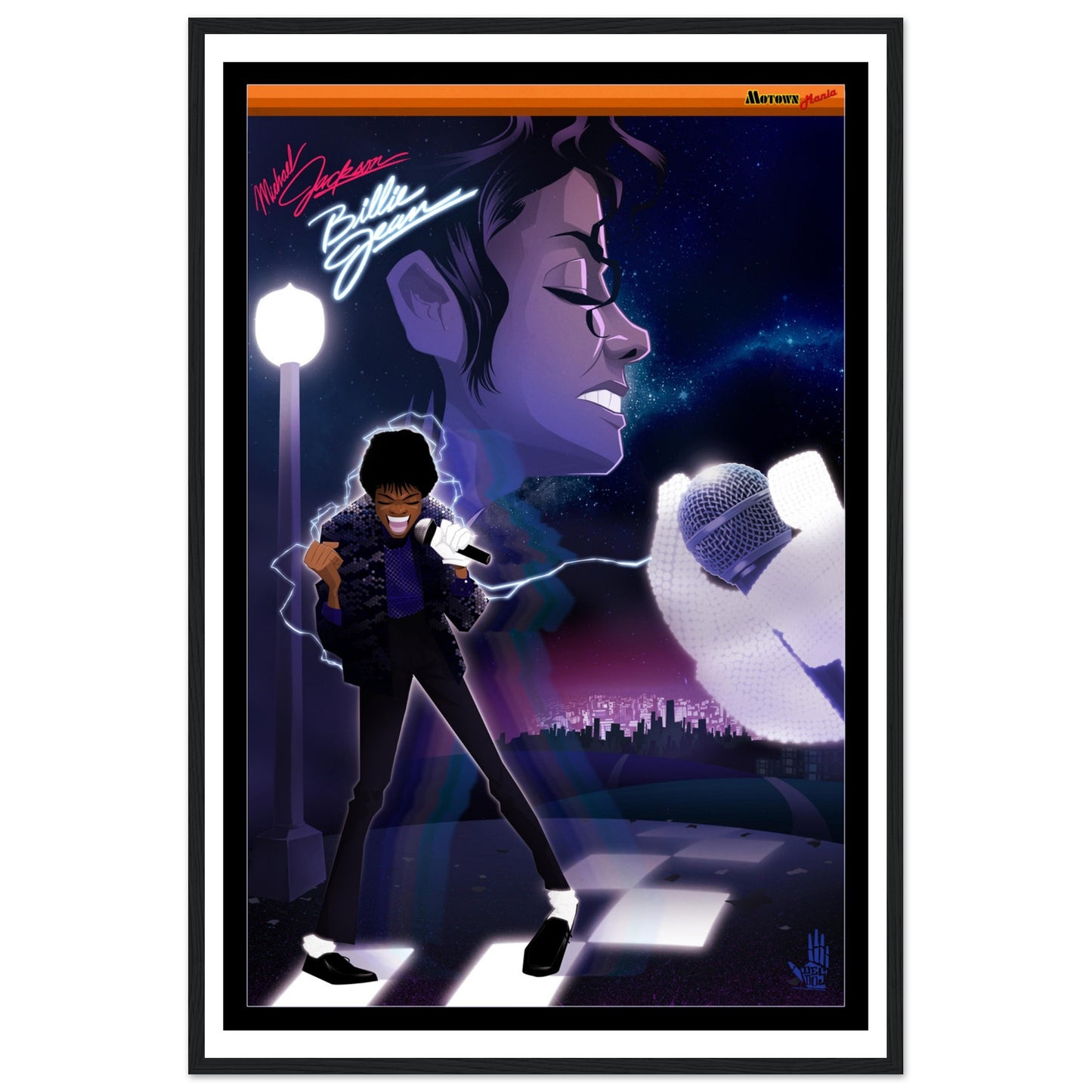 Billie Jean Premium Matte Paper Wooden Framed Poster