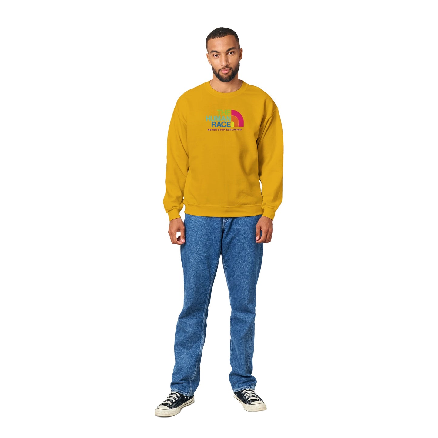 The Human Race Classic Unisex Crewneck Sweatshirt