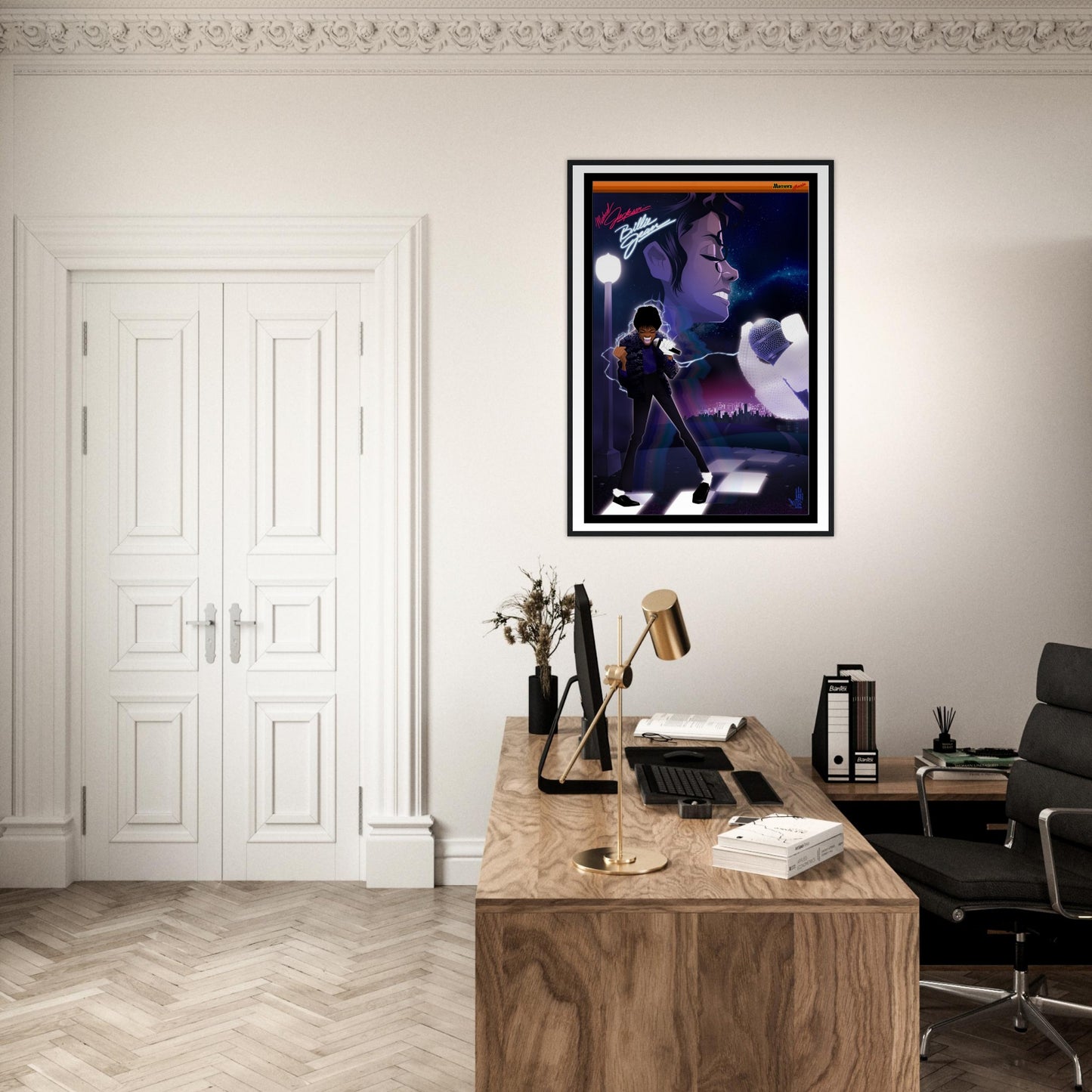 Billie Jean Premium Matte Paper Wooden Framed Poster