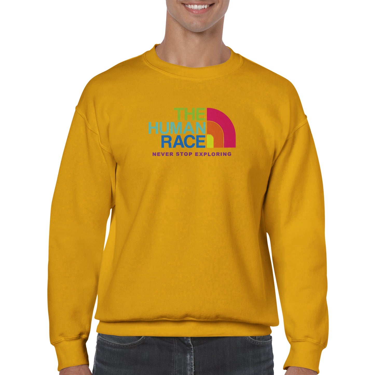 The Human Race Classic Unisex Crewneck Sweatshirt