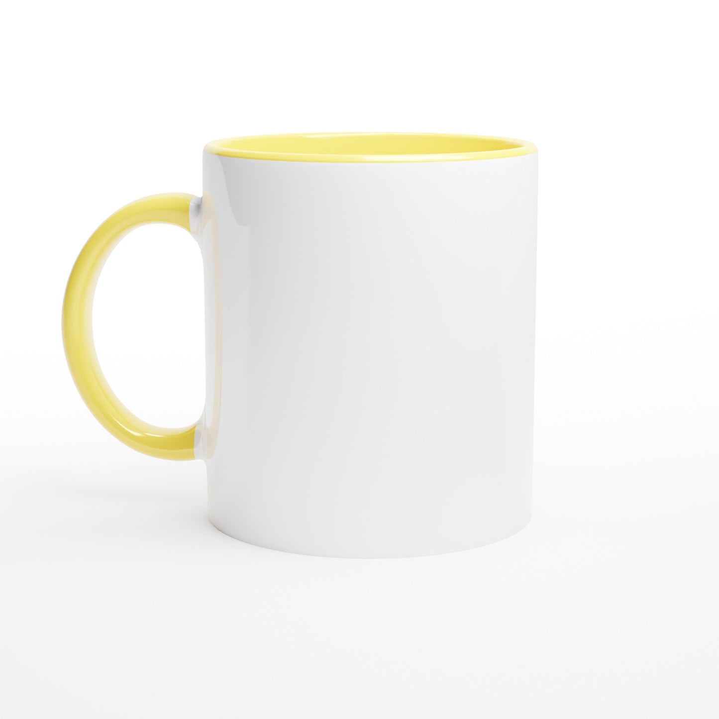 OVOID CLAN White 11oz Ceramic Mug with Color Inside