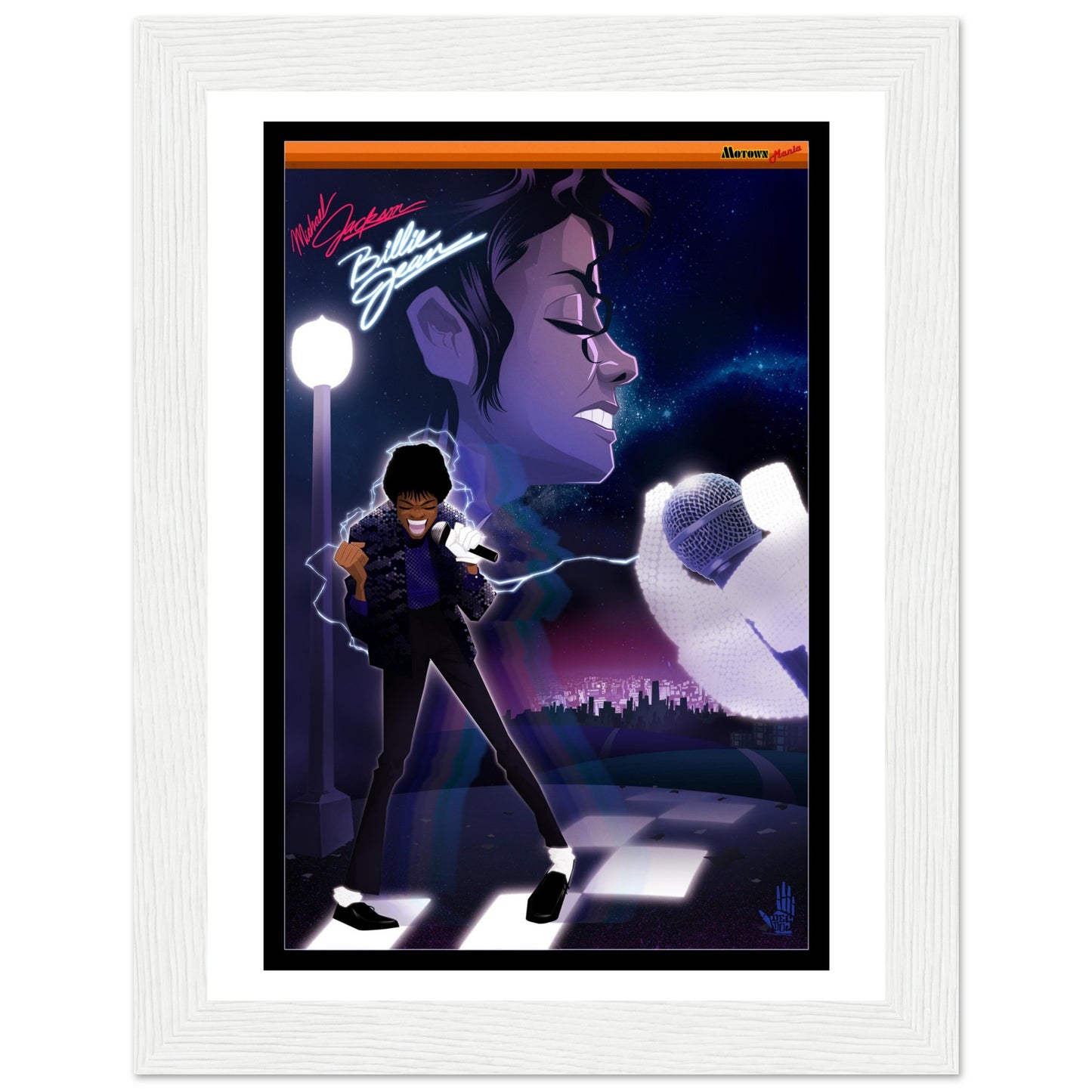 Billie Jean Premium Matte Paper Wooden Framed Poster