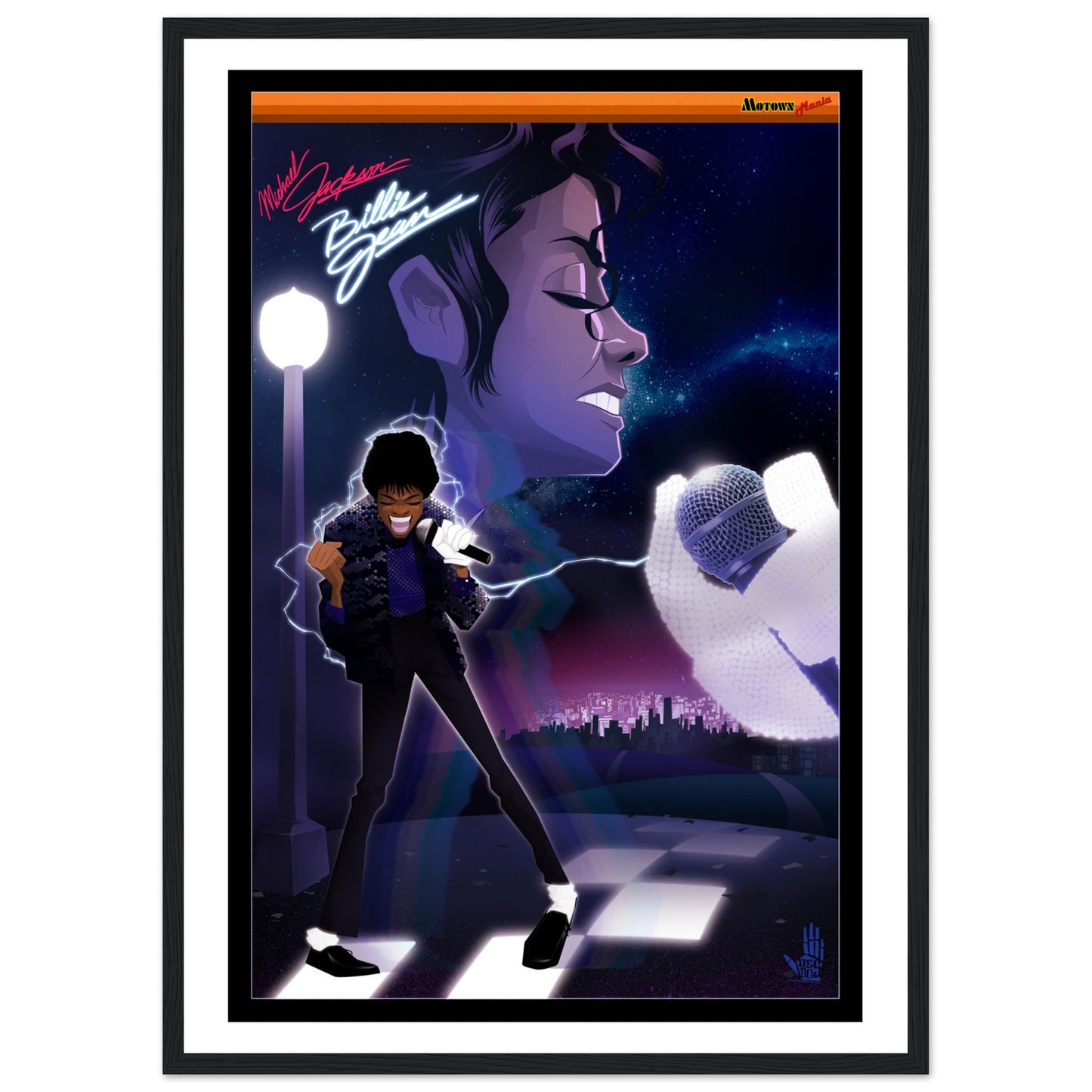 Billie Jean Premium Matte Paper Wooden Framed Poster