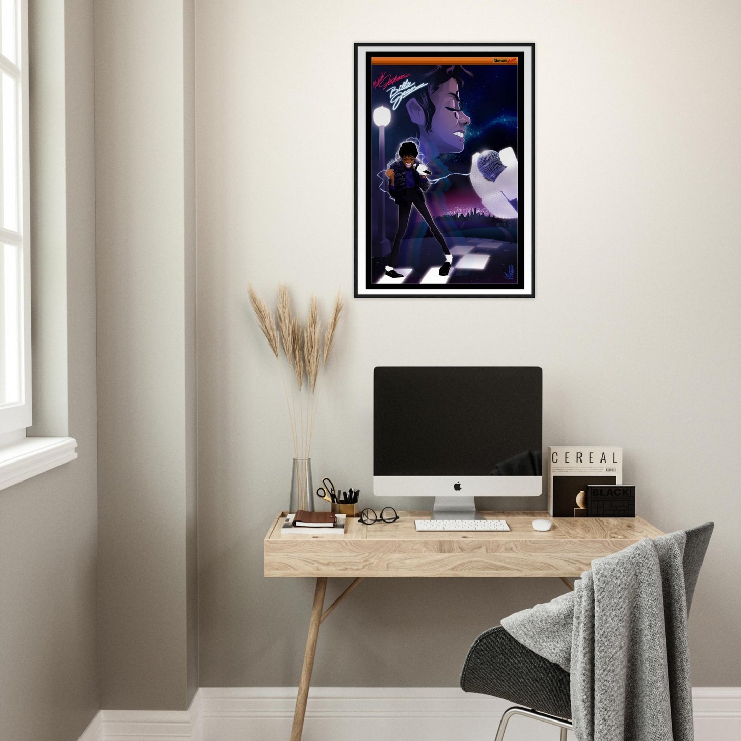 Billie Jean Premium Matte Paper Wooden Framed Poster