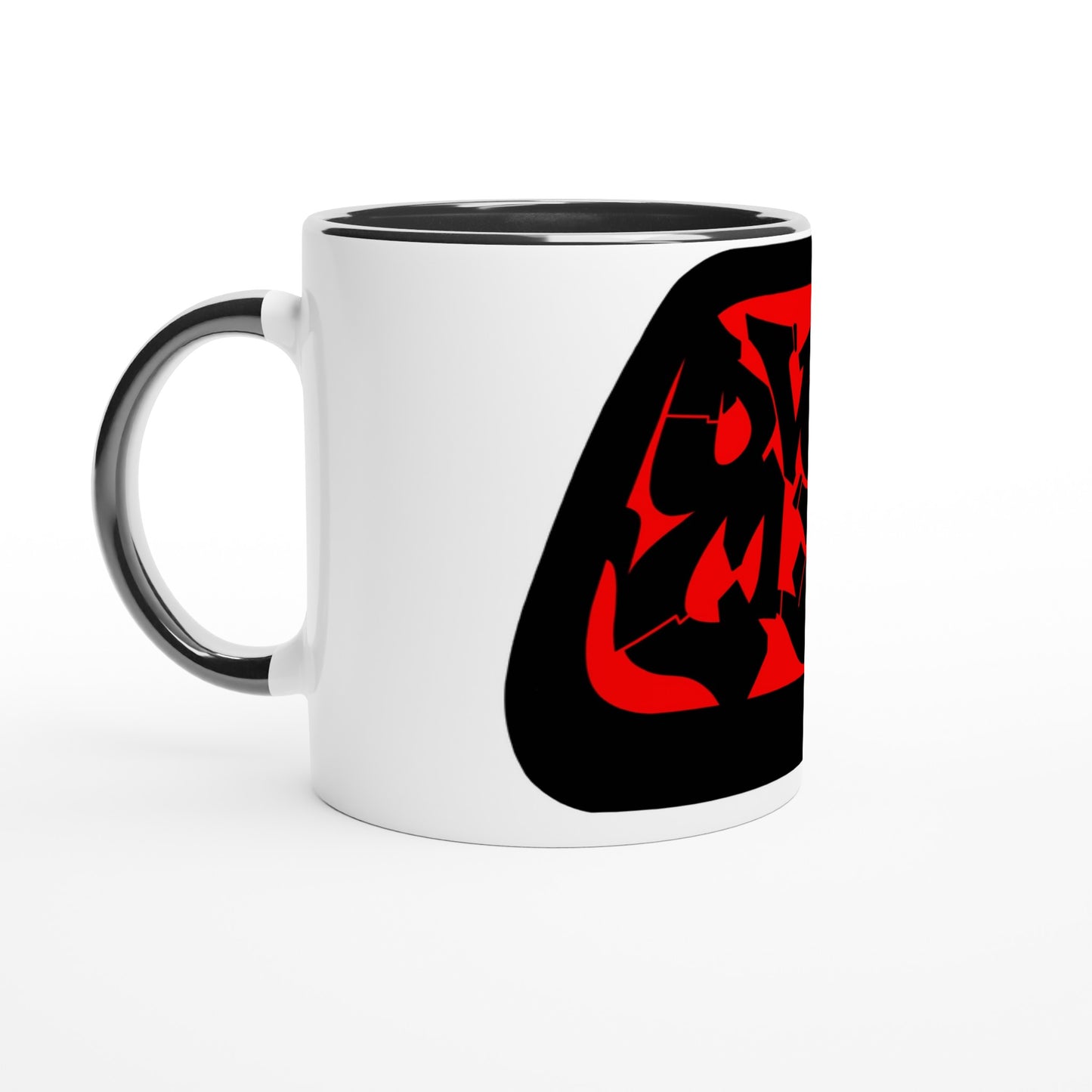 OVOID CLAN White 11oz Ceramic Mug with Color Inside