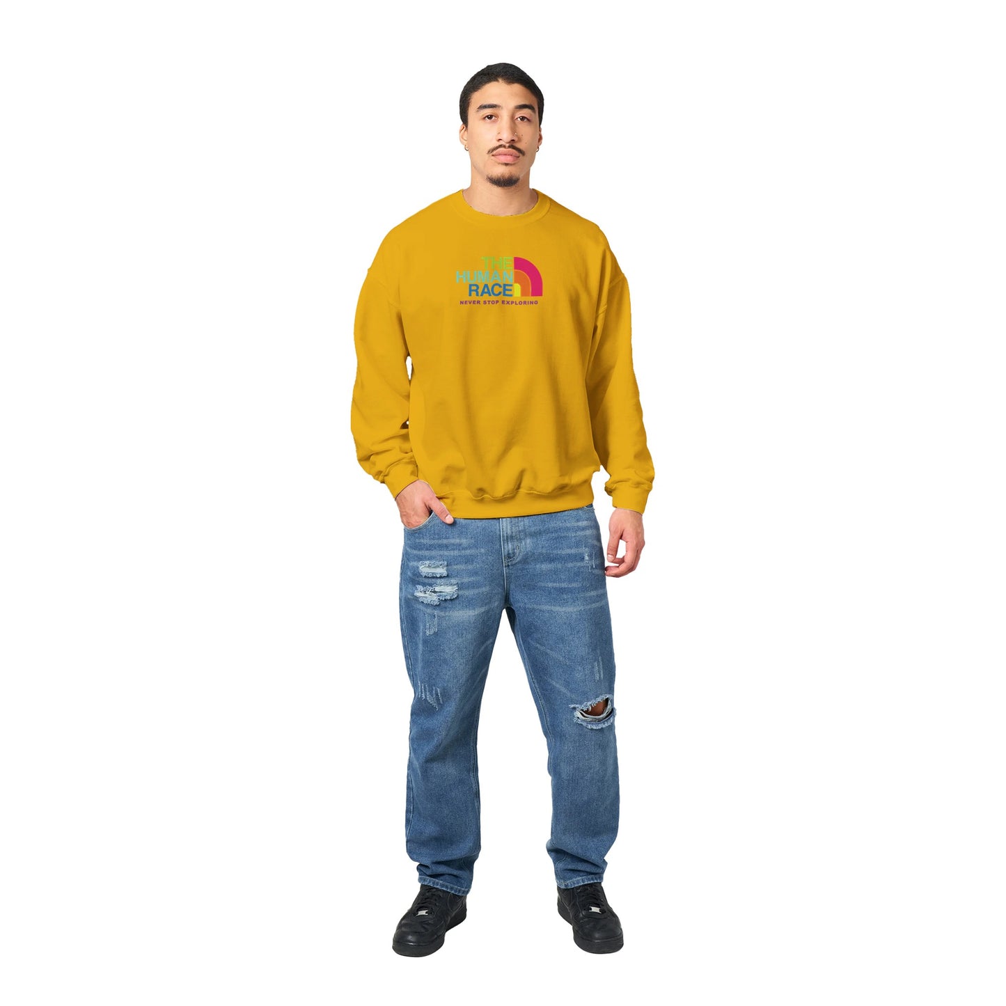 The Human Race Classic Unisex Crewneck Sweatshirt