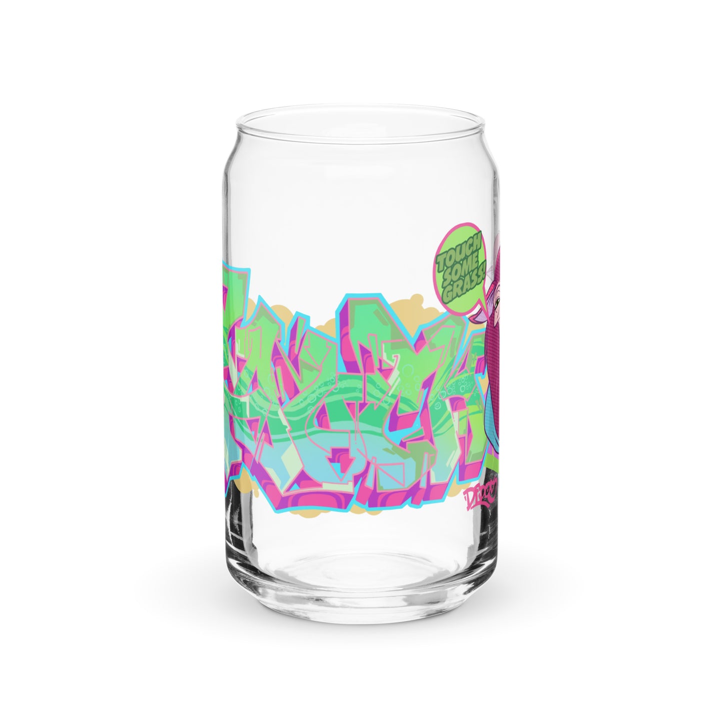 DEDOS GAUCHO GRAFF Can-shaped glass