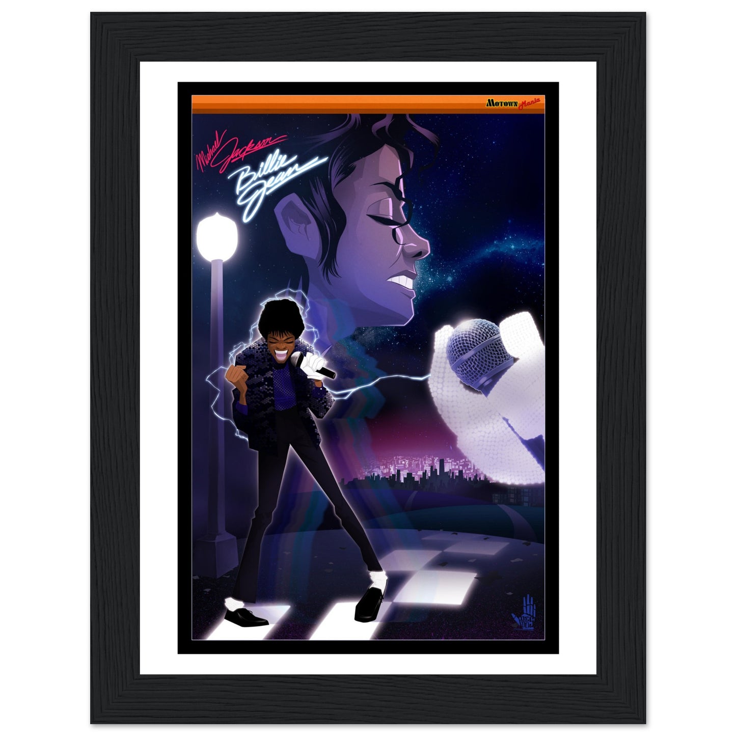 Billie Jean Premium Matte Paper Wooden Framed Poster