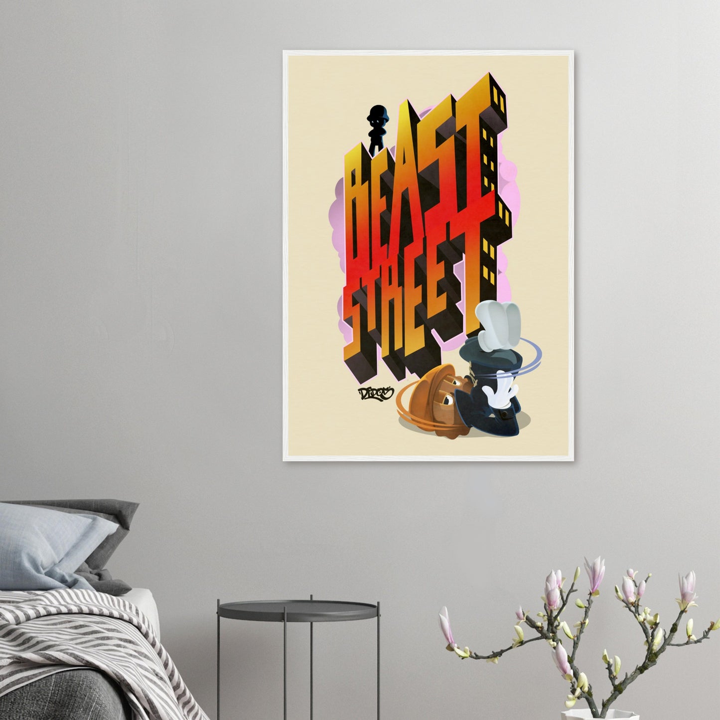 Beast Street Museum-Quality Matte Paper Wooden Framed Poster