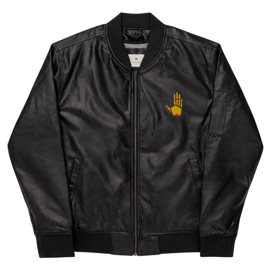 GEI Leather Bomber