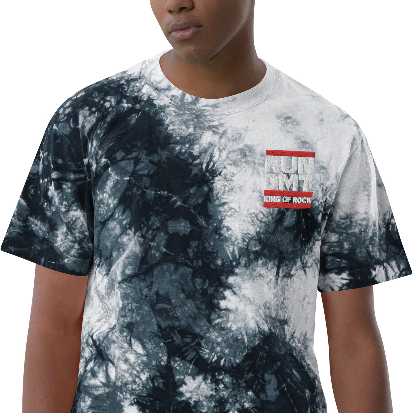 RUN DMT Oversized tie-dye t-shirt