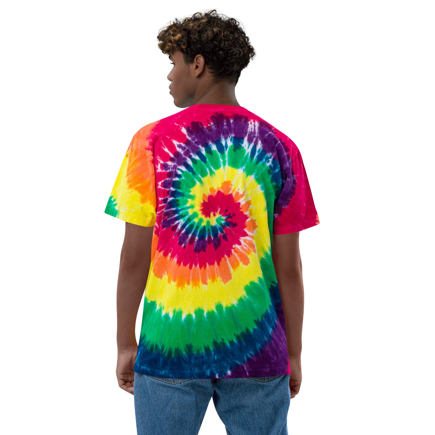 RUN DMT Oversized tie-dye t-shirt