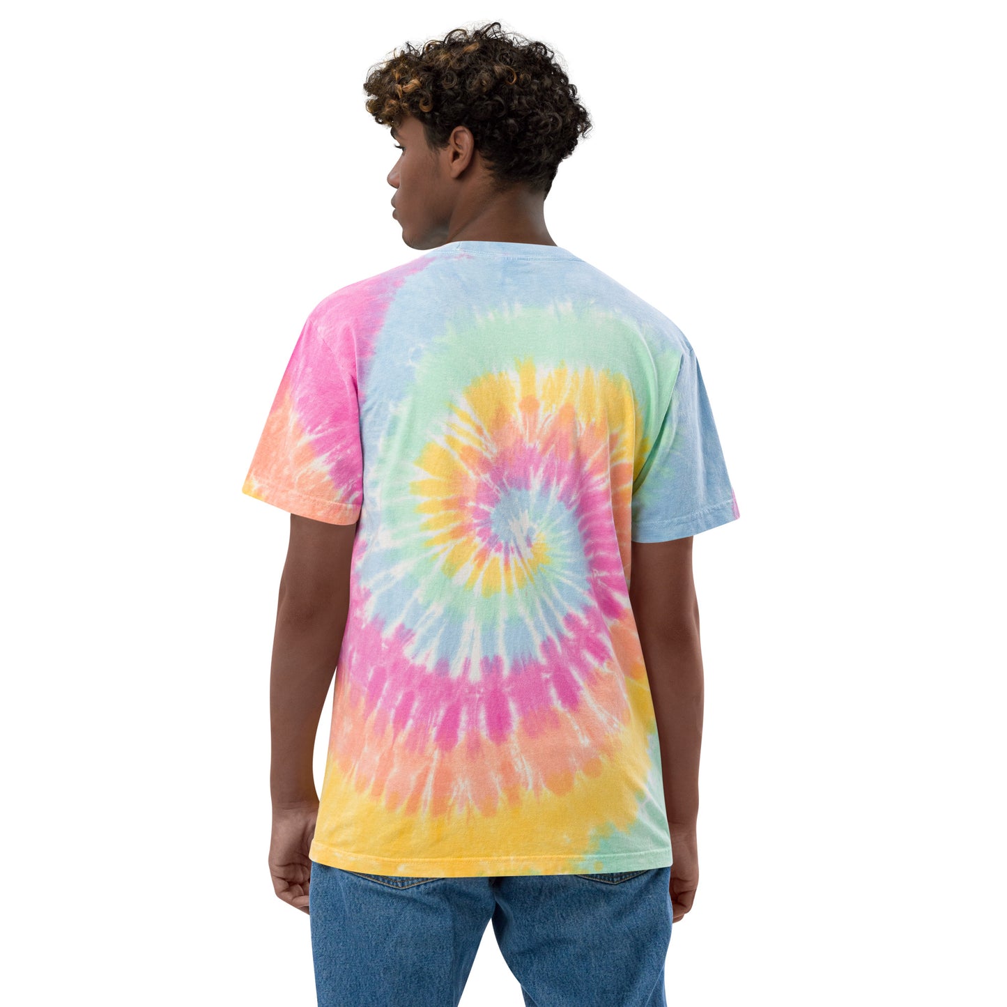 RUN DMT Oversized tie-dye t-shirt