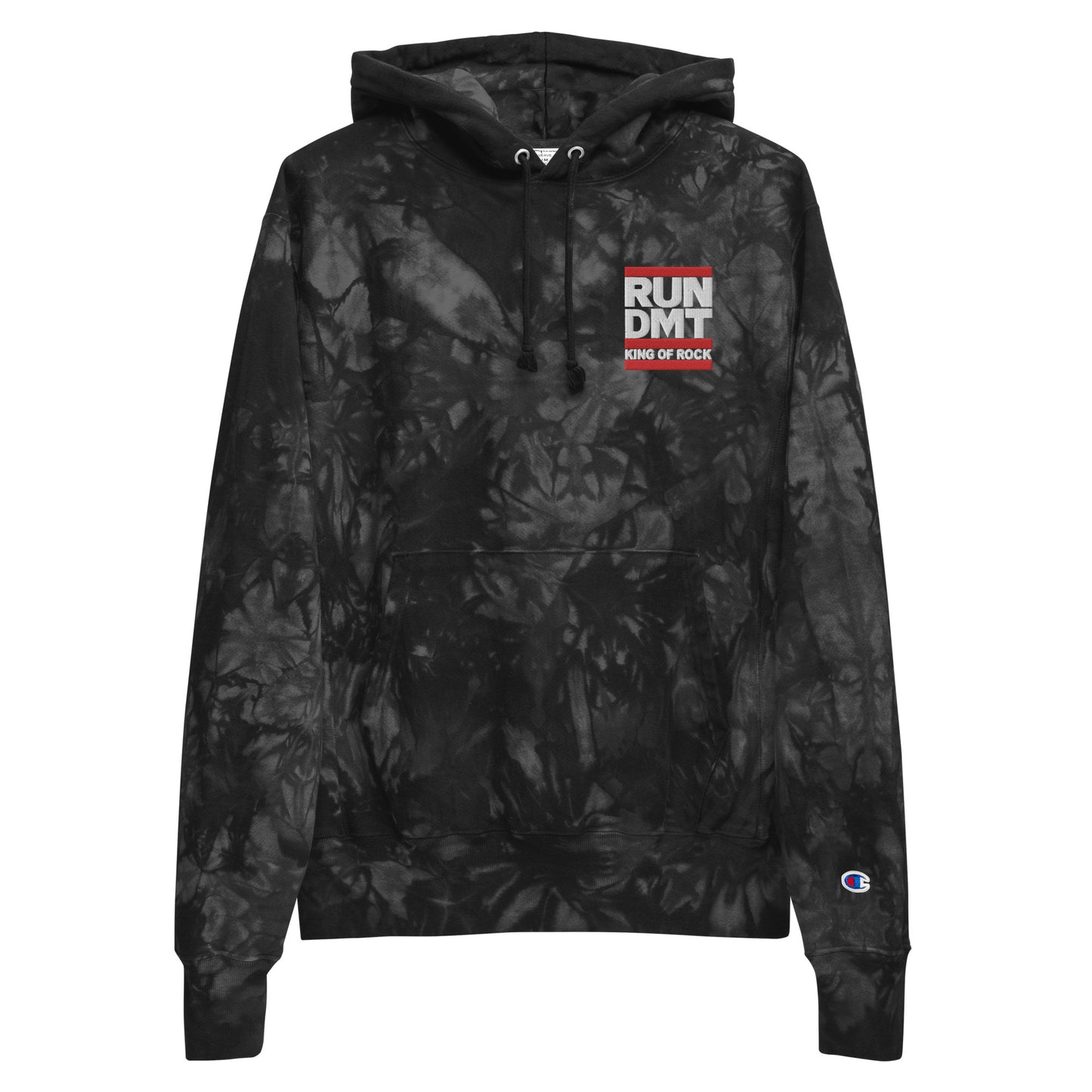 RUN DMT Unisex Champion tie-dye hoodie